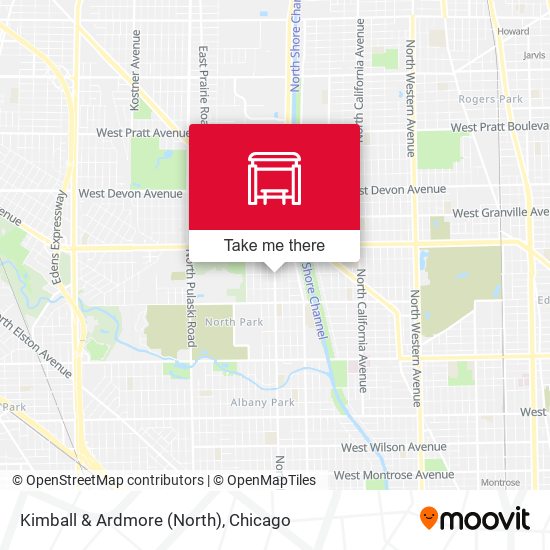 Kimball & Ardmore (North) map