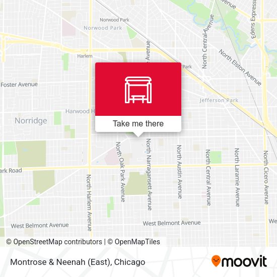 Montrose & Neenah (East) map