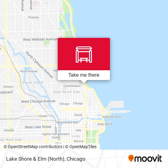 Mapa de Lake Shore & Elm (North)