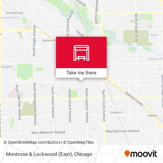 Mapa de Montrose & Lockwood (East)