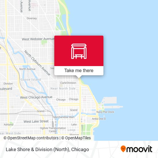 Mapa de Lake Shore & Division (North)