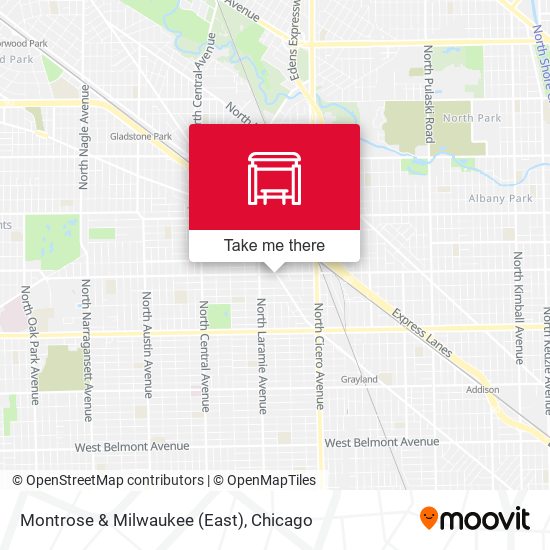 Mapa de Montrose & Milwaukee (East)
