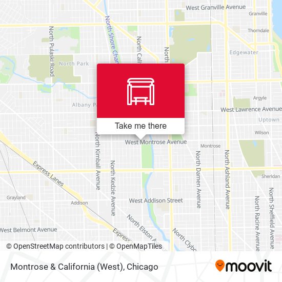 Montrose & California (West) map
