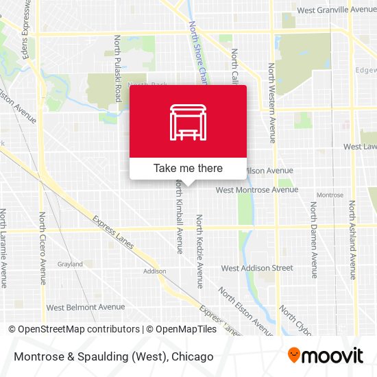 Mapa de Montrose & Spaulding (West)