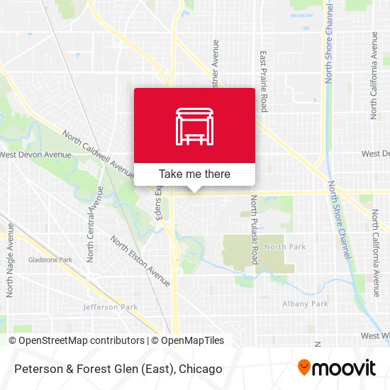 Peterson & Forest Glen (East) map
