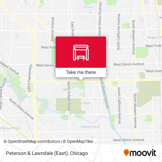 Mapa de Peterson & Lawndale (East)
