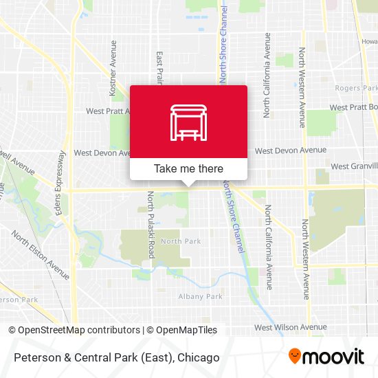 Peterson & Central Park (East) map
