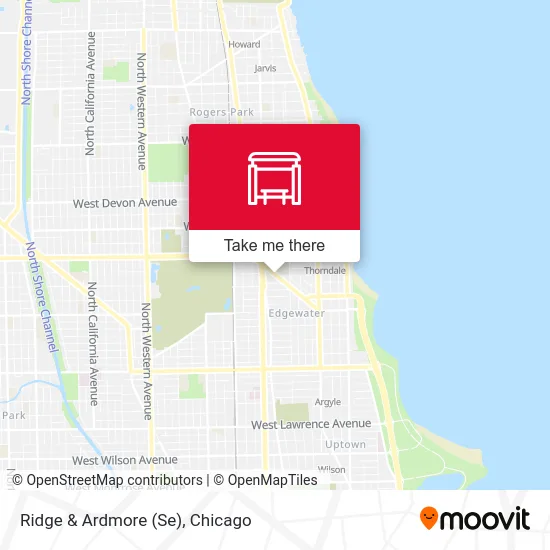 Ridge & Ardmore (Se) map