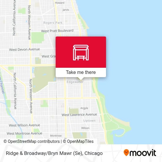Ridge & Broadway / Bryn Mawr (Se) map