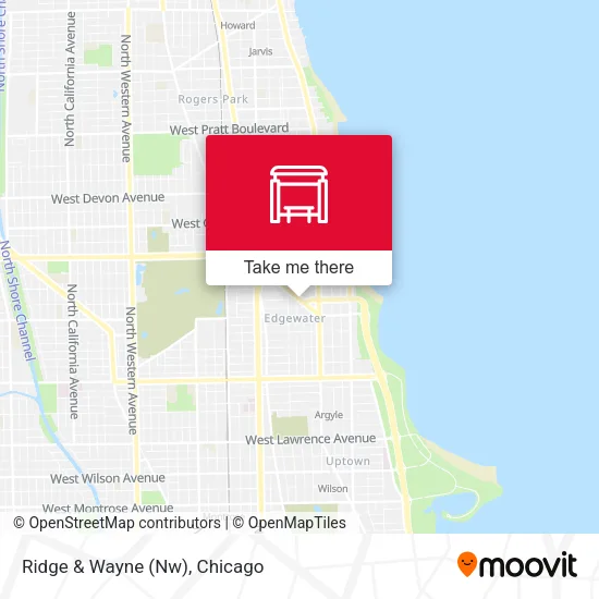 Ridge & Wayne (Nw) map