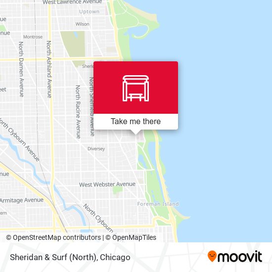 Mapa de Sheridan & Surf (North)