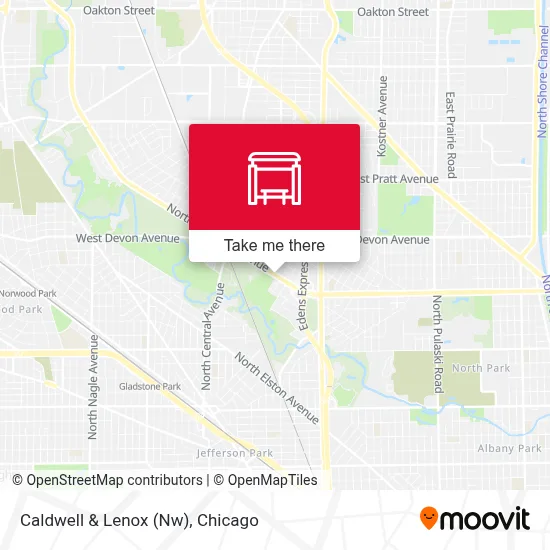 Caldwell & Lenox (Nw) map