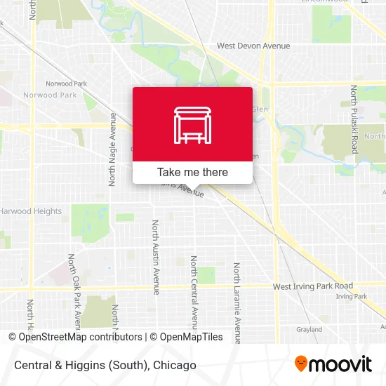 Central & Higgins (South) map