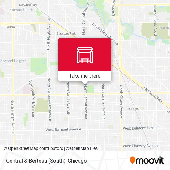 Central & Berteau (South) map