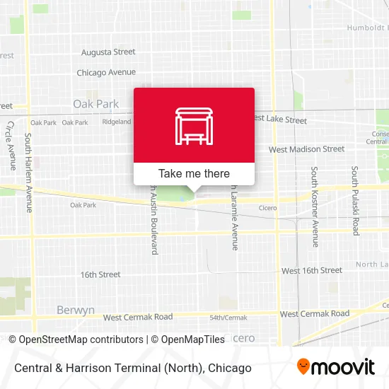 Central & Harrison Terminal (North) map