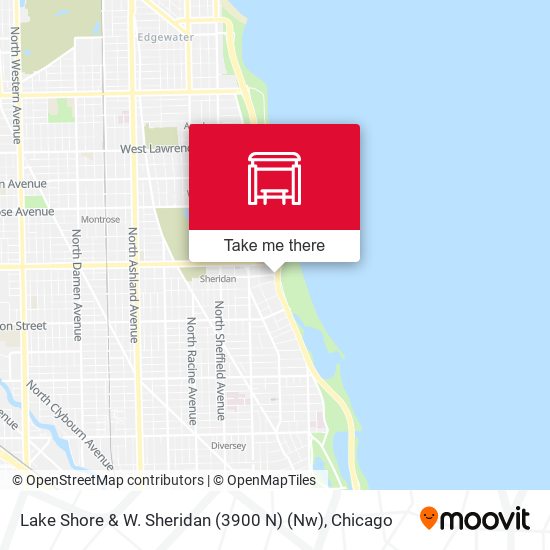 Lake Shore & W. Sheridan (3900 N) (Nw) map