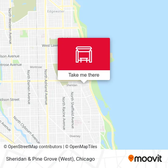 Sheridan & Pine Grove (West) map