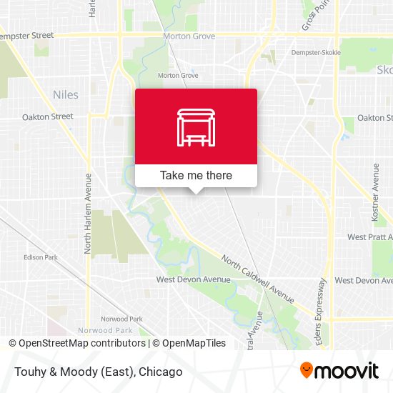 Mapa de Touhy & Moody (East)