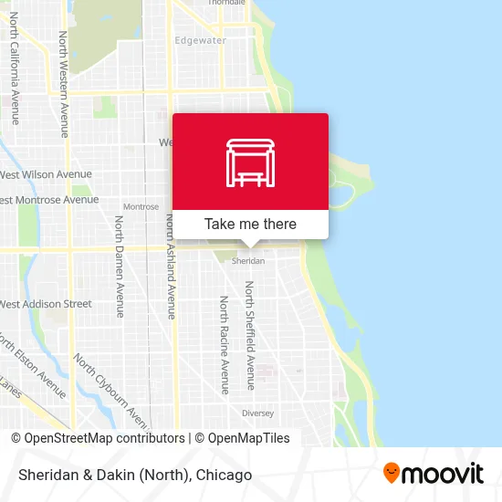 Sheridan & Dakin (North) map