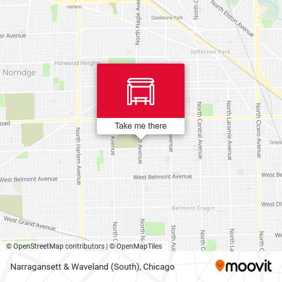 Narragansett & Waveland (South) map