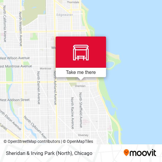 Mapa de Sheridan & Irving Park (North)