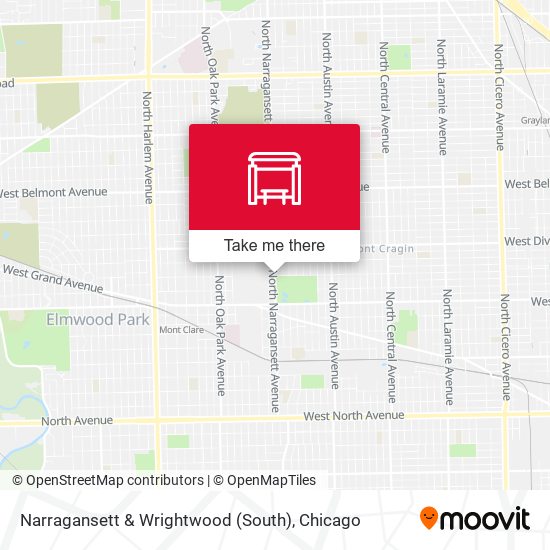 Narragansett & Wrightwood (South) map