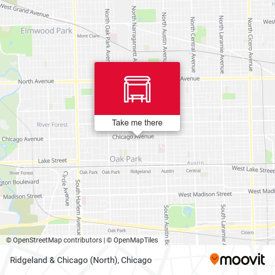 Ridgeland & Chicago (North) map