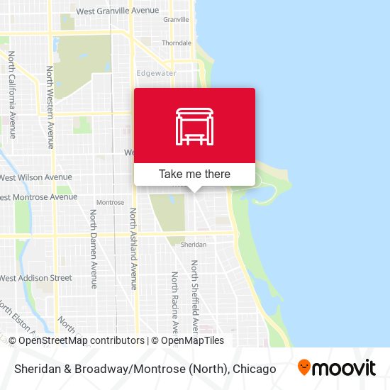 Mapa de Sheridan & Broadway / Montrose (North)