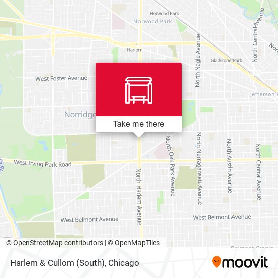 Harlem & Cullom (South) map