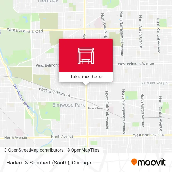 Harlem & Schubert (South) map