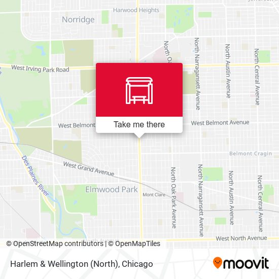 Mapa de Harlem & Wellington (North)