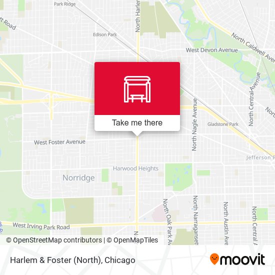 Mapa de Harlem & Foster (North)