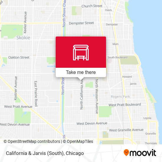 California & Jarvis (South) map