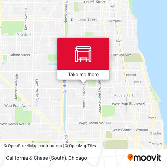 California & Chase (South) map