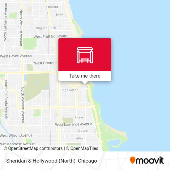 Sheridan & Hollywood (North) map