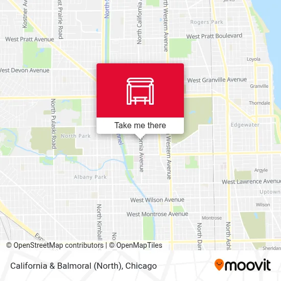 California & Balmoral (North) map