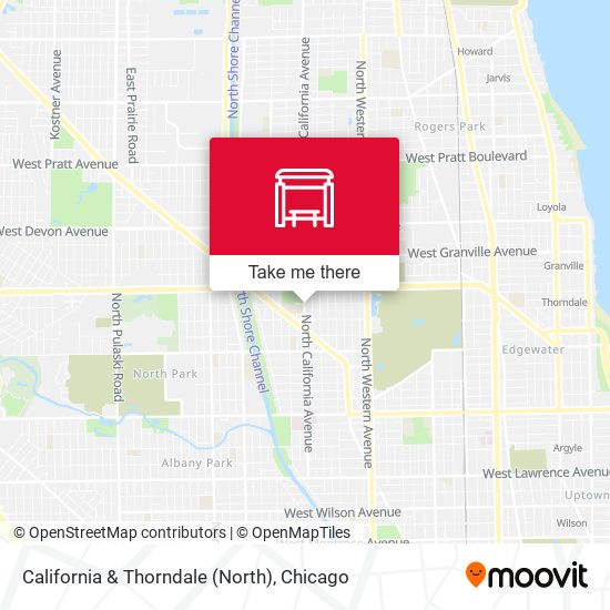 California & Thorndale (North) map