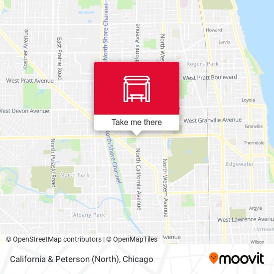 Mapa de California & Peterson (North)