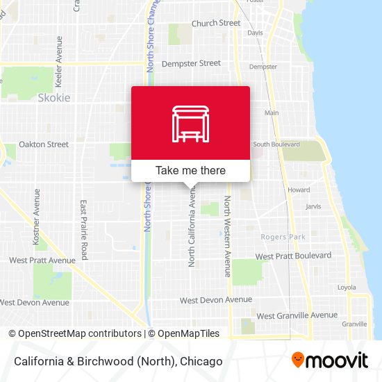 California & Birchwood (North) map