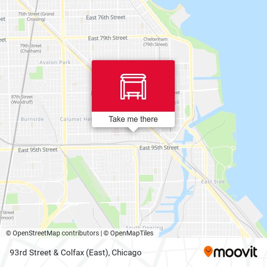 93rd Street & Colfax (East) map