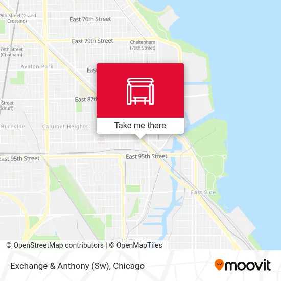 Exchange & Anthony (Sw) map