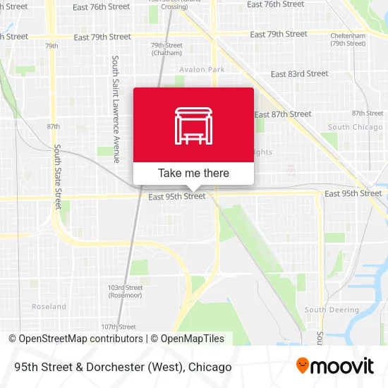 95th Street & Dorchester (West) map