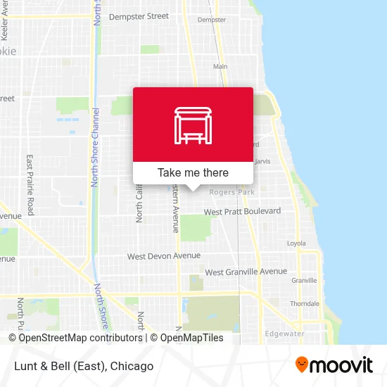 Lunt & Bell (East) map