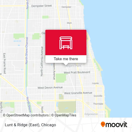 Lunt & Ridge (East) map