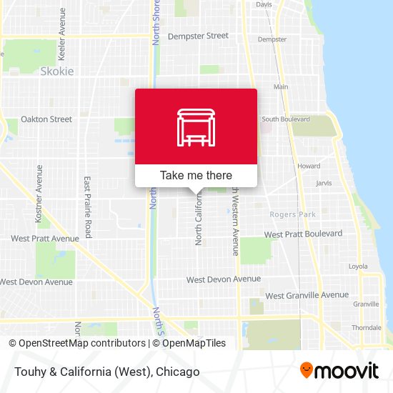 Mapa de Touhy & California (West)