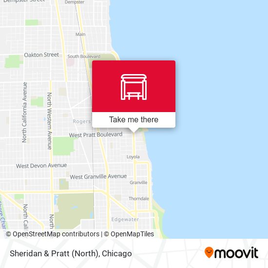 Sheridan & Pratt (North) map