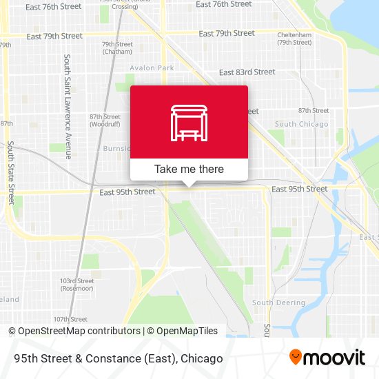 95th Street & Constance (East) map