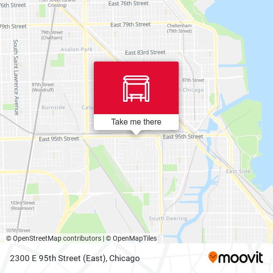 2300 E 95th Street (East) map