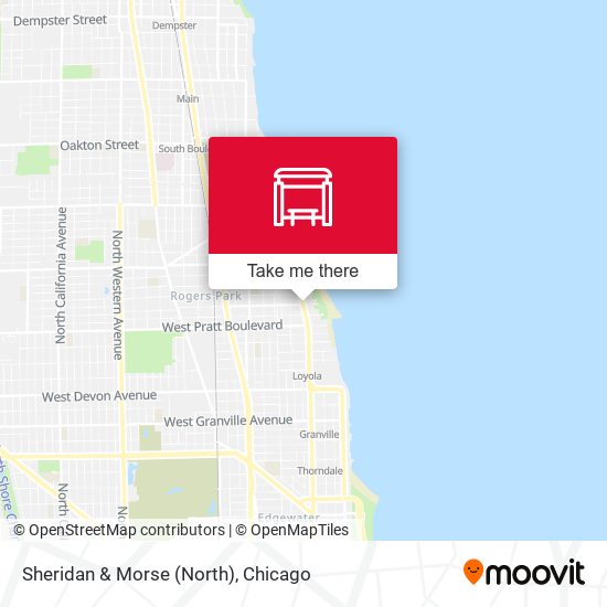 Sheridan & Morse (North) map