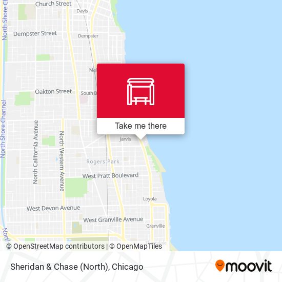 Sheridan & Chase (North) map